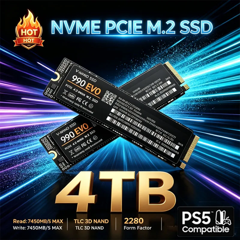 M.2 Nvme 4Tb Pcie 4.0 Ssd - Игровой SSD-накопитель M.2 NVMe 990 EVO