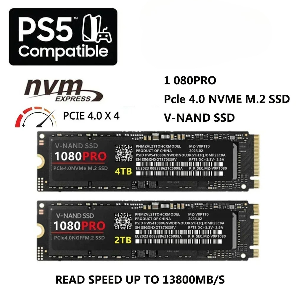 M.2 Nvme 4Tb Pcie 4.0 Ssd - Твердотельный накопитель 2026 1080PRO PCIe 4.0