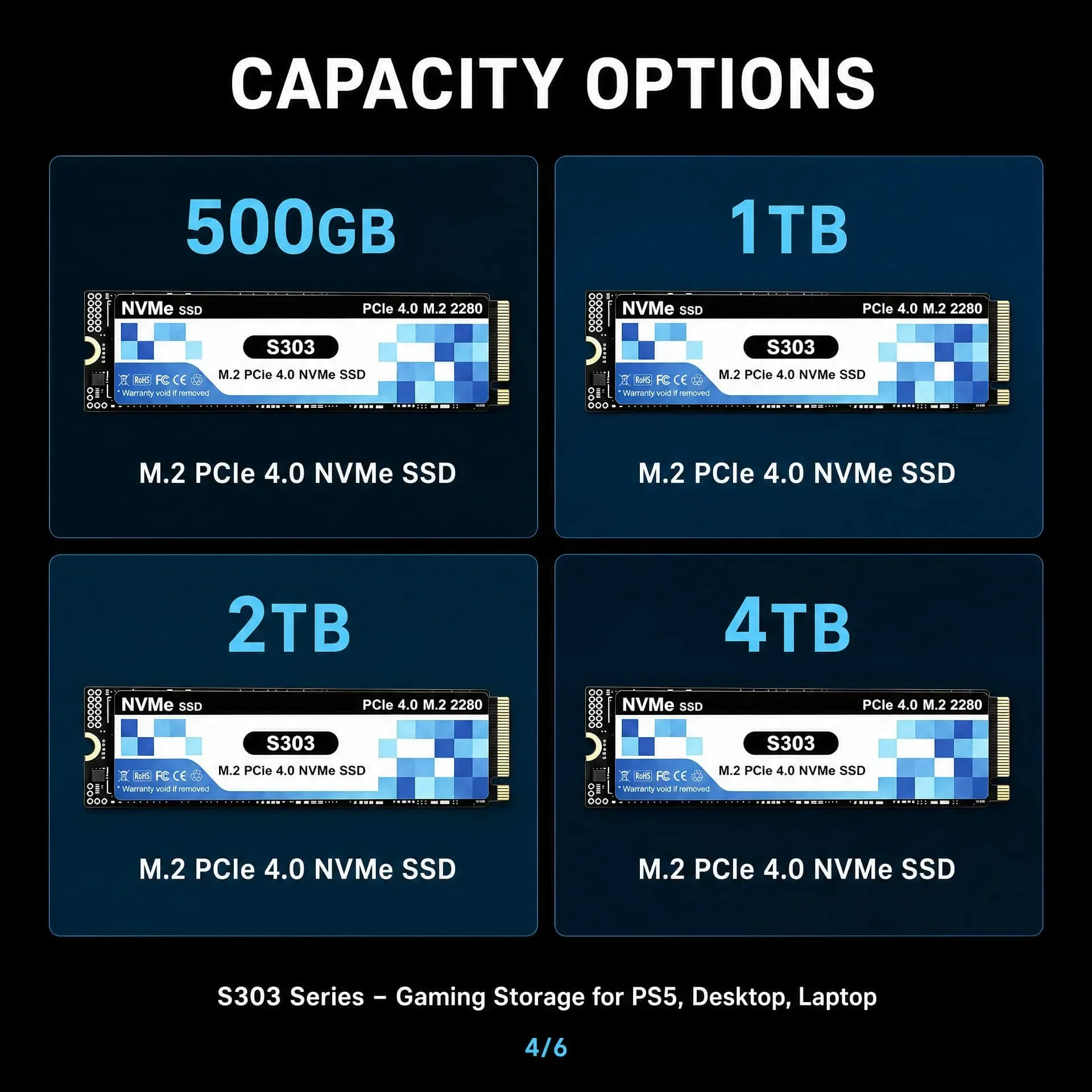 500 ГБ 1 ТБ 2 ТБ 4 ТБ Оригинал – обзор и цена M.2 Nvme 4Tb Pcie 4.0 Ssd