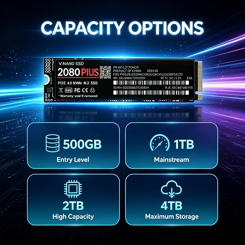 500 ГБ, 1 ТБ, 2 ТБ, 4 ТБ SSD 2 – обзор и цена M.2 Nvme 4Tb Pcie 4.0 Ssd